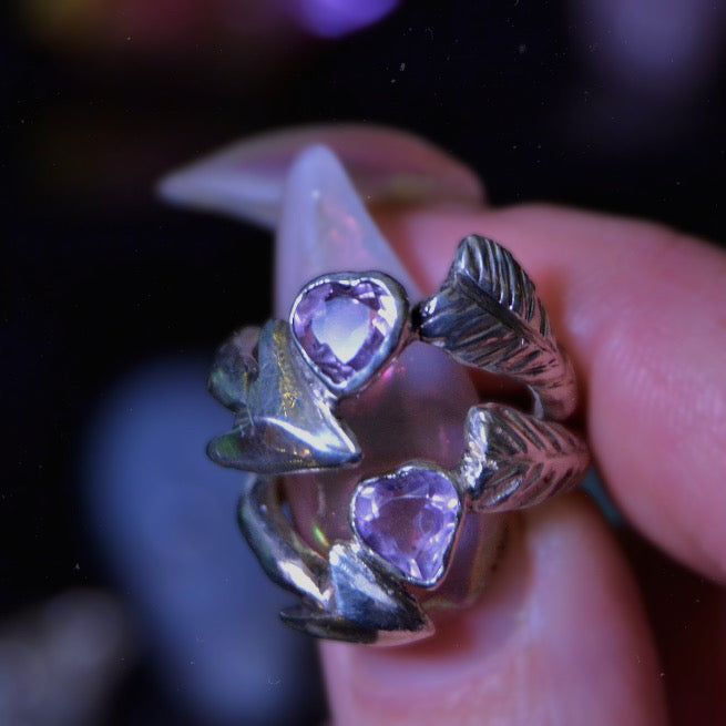 Valkyrie’s Gift – .925 Sterling Silver & Amethyst Ring