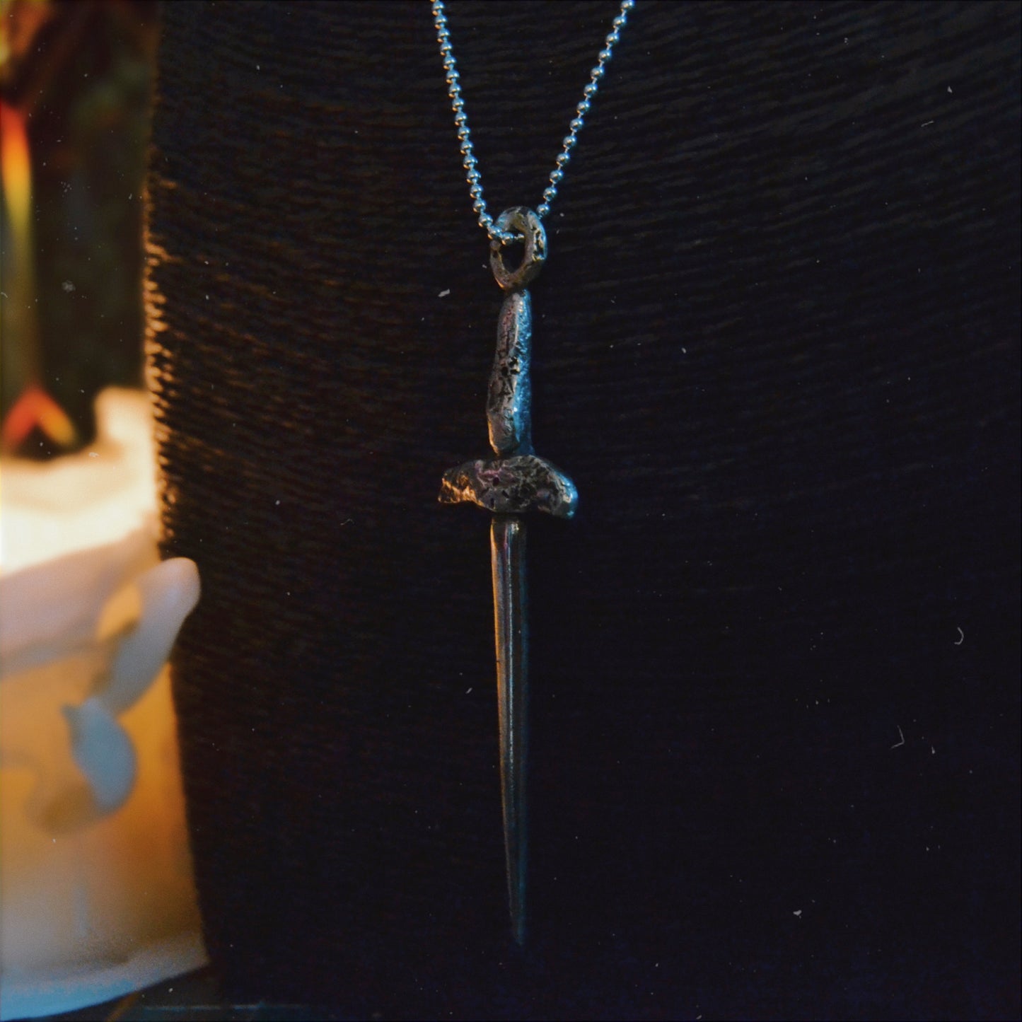 Sirius Fork Dagger Pendant - .925 Sterling Silver