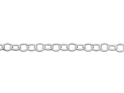 Sterling Silver 1.7mm Trace Chain 16"/40cm Unhallmarked 100% Recycled Silver