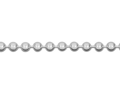 Sterling Silver 2.0mm Ball Chain 16"/40cm Unhallmarked 100% Recycled Silver