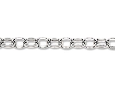 Sterling Silver 2.3mm Loose Oval Belcher Chain, 100% Recycled Silver