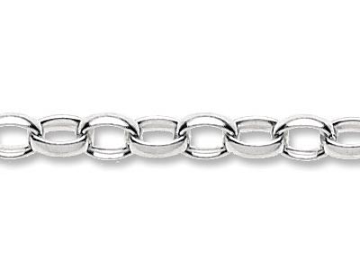 Sterling Silver 3.0mm Oval Belcher Chain, 100% Recycled Silver